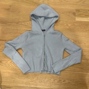 Brandy Melville cropped zip up.